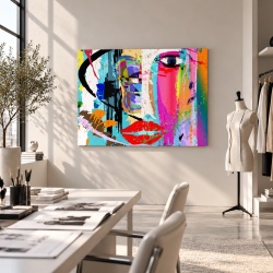 Tablou Canvas Abstract Face
