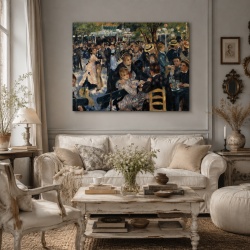 Tablou Canvas "Bal du moulin de la Galette" - Balul de la Moulin de la Galette