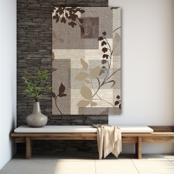 Tablou canvas - Brown Patches and Leaves (Floral 109)