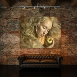 Tablou Canvas Eve And The Golden Apple - Img 3