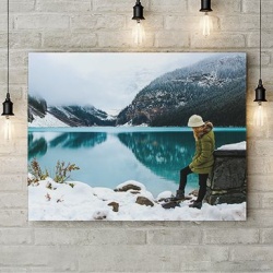 Tablou Canvas Frozen Lake - Img 4
