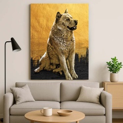 Tablou Canvas - Golden Dog - Img 3