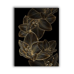 Tablou Canvas Golden Lilies - Img 4