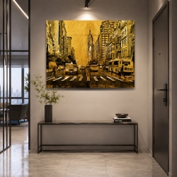 Tablou Canvas - Golden New York