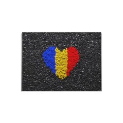 Tablou Canvas Inima Tricolora - Img 2