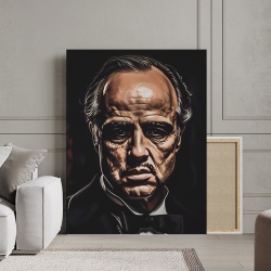 Tablou Canvas Inspirațional - The Godfather (close up) - Img 2