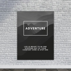 Tablou Canvas Motivational - Adventure (definition) - Img 4