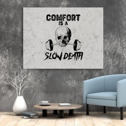 Tablou Canvas Motivational - Comfort is a slow death - Img 4