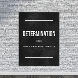 Tablou Canvas Motivational - Determination (definition) - Img 5