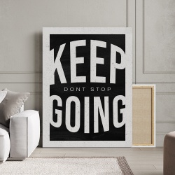 Tablou Canvas Motivational - Keep going (concrete) - Img 2