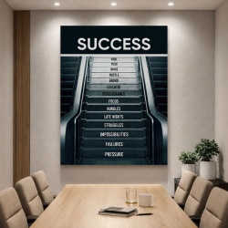 Tablou Canvas Motivational - Success (escalator)