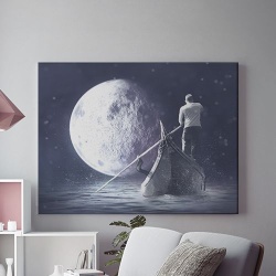 Tablou Canvas Navigand Catre Luna