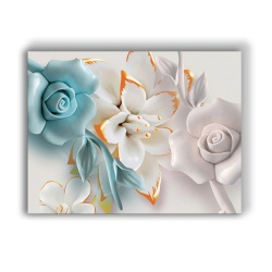 Tablou Canvas Pastel Flower - Img 2
