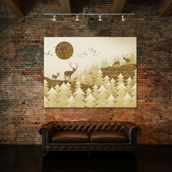 Tablou Canvas Rusty Forest - Img 3