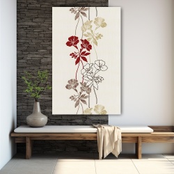 Tablou canvas - Sketched Flowers (Floral 069) - Img 4