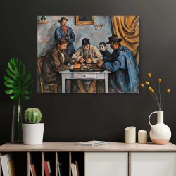 Tablou Canvas "The Card Players" - Jucatorii de carti - Img 3