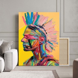 Tablou Canvas - Urban Art Indian - Img 2
