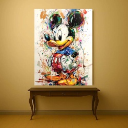 Tablou Canvas - Urban Art Mickey Portrait - Img 4