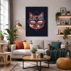 Tablou Modern art cat