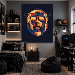 Tablou Modern art lion