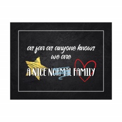 Tablou Motivational - A nice normal family - Img 3