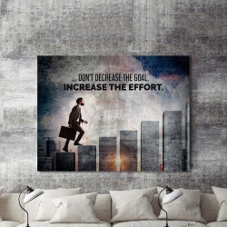 Tablou Motivational - Don't Decrease The Goal - Img 2