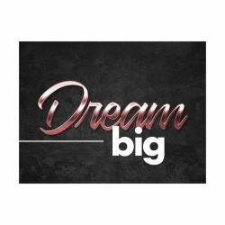 Tablou Motivational - Dream big - Img 2