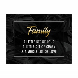 Tablou Motivational - Family, a little bit of love - Img 3