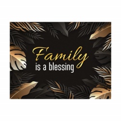 Tablou Motivational - Family is a blessing - Img 2