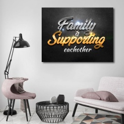 Tablou Motivational - Family is supporting - Img 4