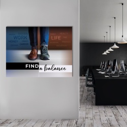 Tablou Motivational - Find a balance - Img 3
