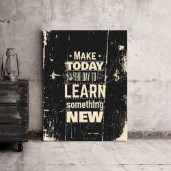 Tablou Motivational - Learn Something New - Img 3