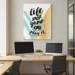 Tablou Motivational - Life Is A Game