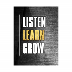 Tablou Motivational - Listen learn grow - Img 2