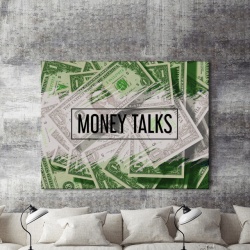 Tablou Motivational - Money Talks - Img 3