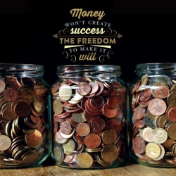 Tablou Motivational - Money Won't Create Success - Img 3