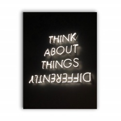 Tablou motivational - Think about things differently 3