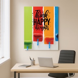 Tablou Motivational - Think Happy Thoughts
