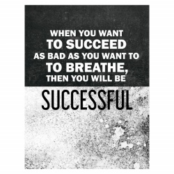 Tablou Motivational - When You Want To Succeed - Img 4