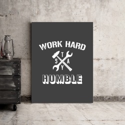 Tablou Motivational - Work Hard, Stay Humble - Img 3