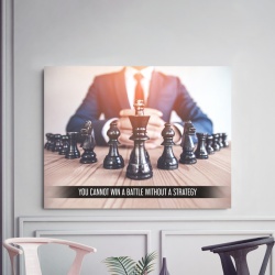 Tablou Motivational - You Cannot Win Without A Strategy - Img 3