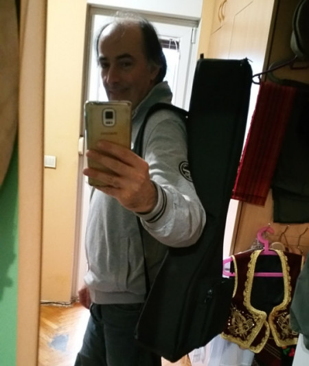 FUTROLA KRAĆA - 80cm - TORBA ZA GUSLE - Model "Mekša ispuna" - NA JEDNO RAME