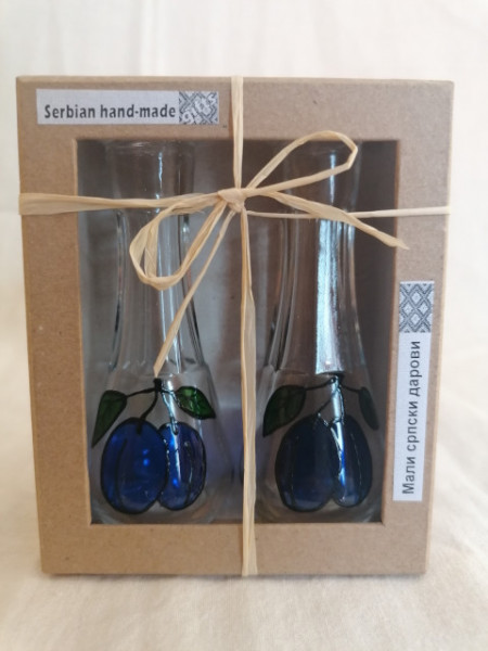 Čokanj Set br. 2 - &quot;Šljive&quot; - ručno oslikanIi fraklići - Img 2