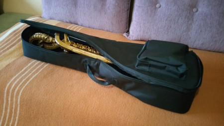 FUTROLA KRAĆA - 80cm - TORBA ZA GUSLE - Model &quot;Mekša ispuna&quot; - NA JEDNO RAME - Img 2