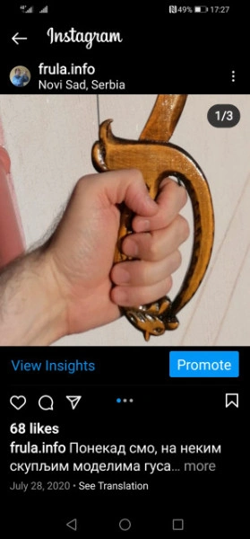 GUDALO, PROFESIONALNO - U obliku SABLJE - Img 3
