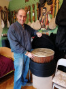 TAPAN - Model "Balkanika" + POKLON FUTROLA (i naravno čukan i šibe) / Traditional Professional TAPAN - double sided drum - Img 4