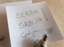 Drvena Etno Hemijska olovka sa natpisom <> SERBIA <> - Img 3