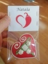 PERSONALIZOVANA PONUDA ZA PRAVNA LICA: Licidersko srce, 5x5cm - sa Vašim Logom na etiketi (minimum 20 kom.) - UPAKOVANO