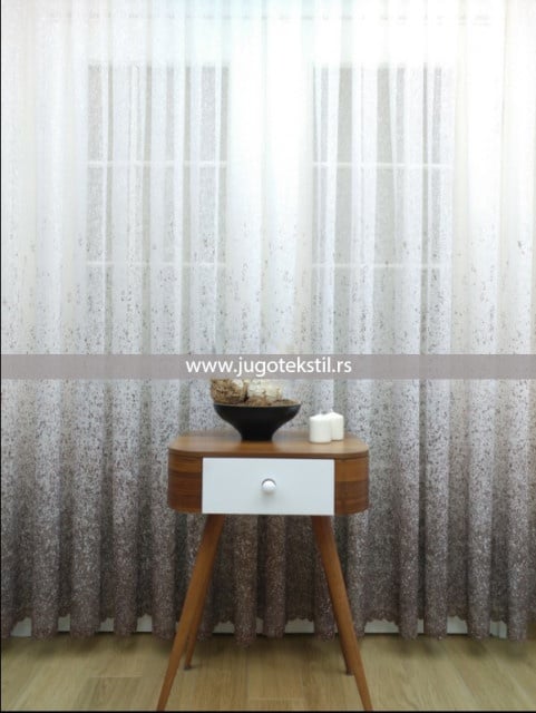 Zavesa Ombre Malaga Brown