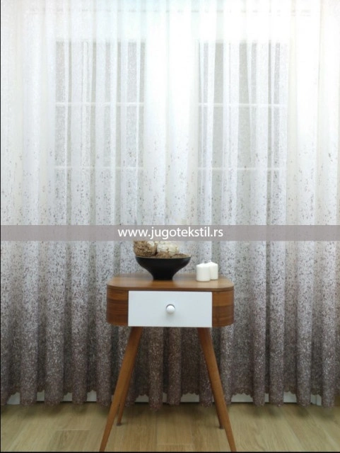 Zavesa Ombre Malaga Brown